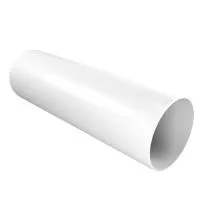 Труба 3 м водостока FineBer ПВХ Белый
