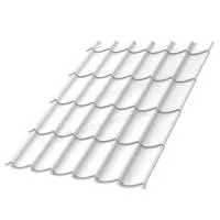 Металлочерепица МЕТАЛЛ ПРОФИЛЬ Ламонтерра (PURMAN-20-9010-0.5)