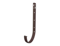 ТН ОПТИМА 120/80 мм, кронштейн желоба металлический, коричневый, шт.