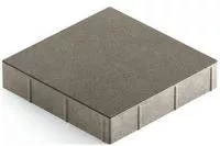 Тротуарная плитка Steingot Практик 60 из серого цемента с полным прокрасом квадрат серая 300х300х60 мм