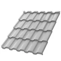 Металлочерепица МЕТАЛЛ ПРОФИЛЬ Монтекристо-M NormanMP (ПЭ-01-9006-0.5)