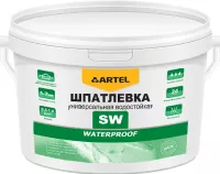 Шпатлевка водостойкая универсальная оптом ARTEL SW Waterproof 45кг