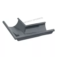 Угол желоба наружный D125х90 градусов GS lite (ПЭД-01-7024\7024-0.6)