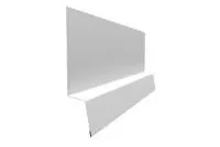 Планка начальная фальц 0,45 Drap с пленкой RAL 9003 сигнальный белый