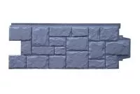 Фасадная панель Grand Line Крупный камень Classic графит