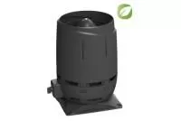 Вентилятор FLOW ECo125S + основание 300x300 черный