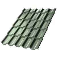 Металлочерепица МЕТАЛЛ ПРОФИЛЬ Трамонтана-X (PURMAN-20-Tourmalin-0.5)