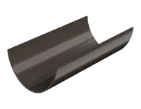 ТН ПВХ 125/82 мм, водосточный желоб пластиковый (3 м), темно-коричневый, шт.