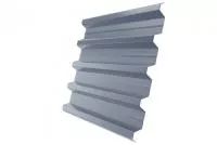 Профнастил H60R 0,5 Satin RAL 9006 бело-алюминиевый