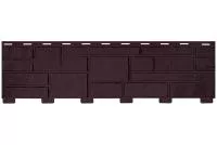 Сайдинг под камень «Текос», коричневый