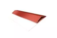 Планка стартово-финишная (Блок-хаус, Экобрус) 0,5 PurLite Matt RAL 8004 терракота
