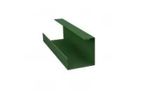 Планка угла внутреннего составная нижняя 0,45 PE с пленкой RAL 6002 лиственно-зеленый