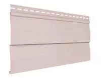 сайдинг виниловый под брус «Текос», светло-розовый