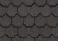 Гибкая черепица CertainTeed Carriage House black pearl