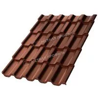 Металлочерепица МЕТАЛЛ ПРОФИЛЬ Трамонтана-X (PURMAN-20-Argillite-0.5)