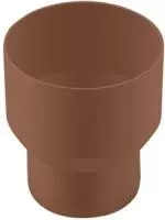 Муфта трубы переходная, ПВХ, серия Стандарт, цвет Коричневый