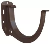 Кронштейн жёлоба, ПВХ, серия Элит, цвет Коричневый