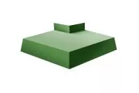 Угол отлива внешний 250 0,45 PE с пленкой RAL 6002 лиственно-зеленый