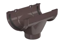 ТН ОПТИМА 120/80 мм, воронка желоба, темно-коричневый, шт.