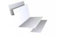 Угол внутренний сложный 90 0,5 Satin с пленкой RAL 9003 сигнальный белый