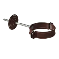 Хомут трубы STAL PREMIUM, шоколад