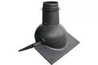 Коньковый элемент Krovent Pipe-Cone черный