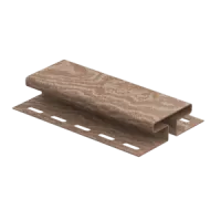 НАТУРАЛЬНЫЙ Соединительный профиль к сайдингу колл. ТИМБЕР-БЛОК серия КЕДР (3,05 м) 5шт/уп