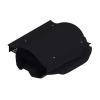 Аэратор кровельный TP-88/С | Кровельный вентиль для кровли из профнастила С-21 Чёрный