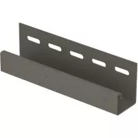 ПЕПЕЛ J-профиль к сайдингу колл. СТОУН-ХАУС S-Lock серия КЛИНКЕР НОРДИК (3,05 м) 20шт/уп