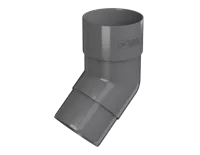 ТН ПВХ 125/82 мм, колено трубы 108°, серое, шт.