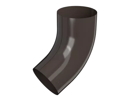 ТН МВС 125/90 мм колено трубы 60°, коричневый
