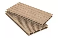 Террасная доска ДПК Grand Line 160мм вельвет и тиснение под дерево Бронза 4м