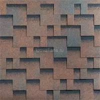 Гибкая черепица Katepal (Катепал) Rocky (Медный отлив) /1 кв.м/