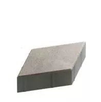 Тротуарная плитка Steingot Практик 60 из серого цемента с частичным прокрасом ромб светло-серая 200х200х60 мм