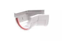 Угол желоба 135 град.Дизайн 135 ПВХ Grand Line белый (RAL 9003)