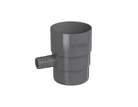 ТН ПВХ 125/82 мм, отвод для сбора воды, серый, шт.