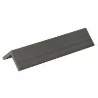 Угловой профиль CM Decking 2000х50-38х8 мм, цвет EBONY (Эбонит)