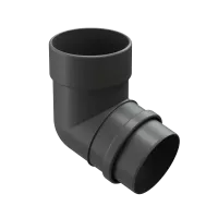 Колено 72˚ LUX, графит