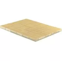 Тротуарная плитка Braer Прямоугольник песочная 200х100х60 мм