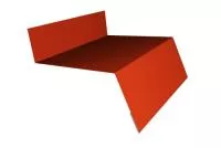 Отлив простой 100 0,45 PE с пленкой RAL 2004 оранжевый