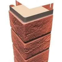 Термоугол Кирпич 40 мм Красный 1000 мм