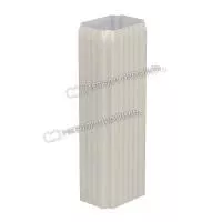 Труба водосточная 76х102х2000 (ПЛ-02-9010-0.5)