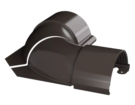 ТН МВС 125/90 мм внутренний угол регулируемый 100 -165° тёмно-коричневый шт.
