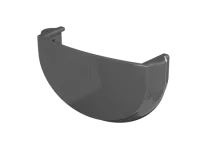 ТН ОПТИМА 120/80 мм, заглушка желоба, серый, шт.