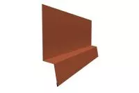 Планка начальная фальц 0,45 Drap RAL 8004 терракота