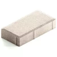 Брусчатка Steingot Лайт 40 из белого цемента с полным прокрасом прямоугольник белая 200х100х40 мм