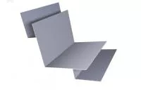 Угол внутренний сложный 90 0,5 Satin с пленкой RAL 7004 сигнальный серый