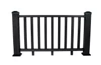 Ограждение из ДПК POLIVAN 3D 125х960х1575 мм (Черный)