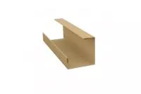 Планка угла внутреннего составная нижняя 0,45 PE с пленкой RAL 1014 слоновая кость