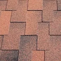 Однослойная гибкая черепица Икопал Кларо Антик красная